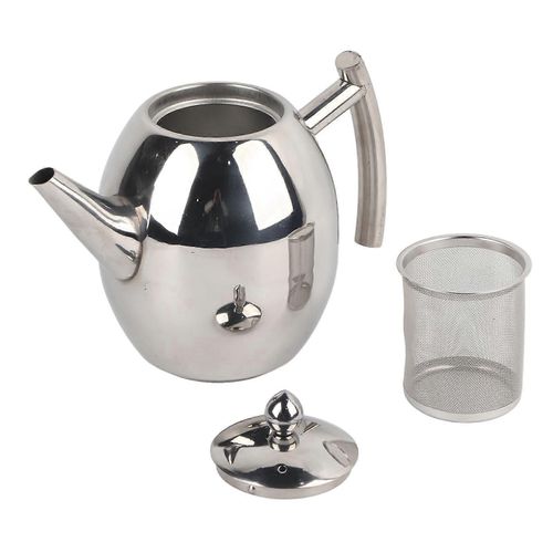 Bouilloire À Café De Théière En Acier Inoxydable Avec Filtre De Grande Capacité (1l)