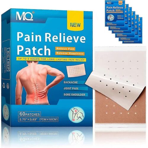 60pcs Soulagement De La Douleur Patch Plâtre, Traitement Thermique Douleur Soulager Les Douleurs Patch Soulagement De La Douleur De Longue Durée Douleur Douleur Au Genou 