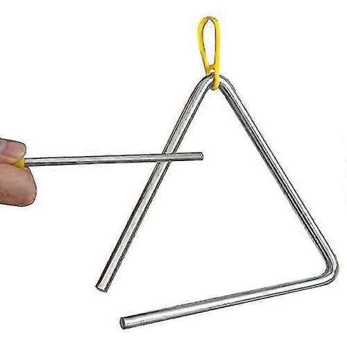 Trixes Musical Triangle Steel School Enfants Instrument De Percussion Avec Batteur
