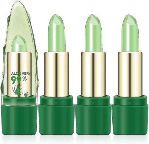 3pcs Aloe Vera Rouge À Lèvres Magic Température Changement De Couleur Rouge À Lèvres Ensemble De Maquillage 