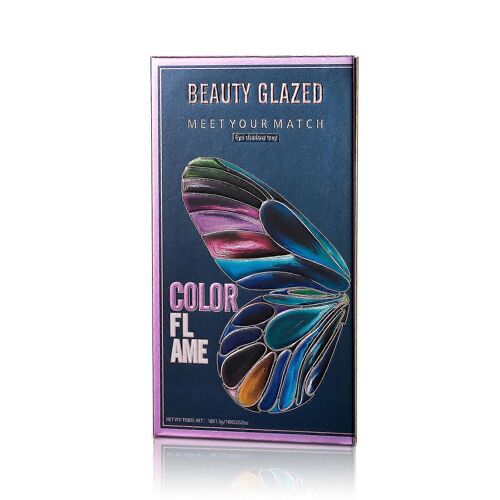 18color Plateau D'ombre À Paupières Forme Tridimensionnelle Facile À Colorer Cos Maquillage D'étape Maquillage Magnifique Ombre À Paupières