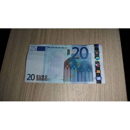 Billet 20€ De 2002 Rare