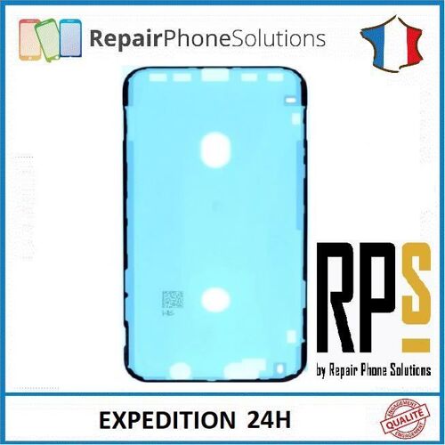 Joint d'étanchéité autocollant - RPS - iPhone XR - Couleur noir - 10 g - Après changement d'écran