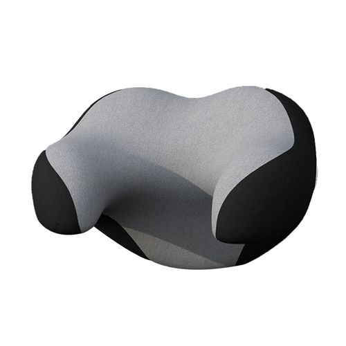 Oreiller de cou de siège de voiture en mousse à mémoire de forme en forme de U, coussin d'appui-tête confortable pour Automobiles gris foncé