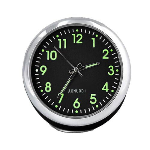 Mini voiture Fluorescent Horloge Murale Lumière Quartz Horloge Universal Pocket Watch