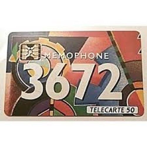 Télécarte 50u 3672 Géométrique