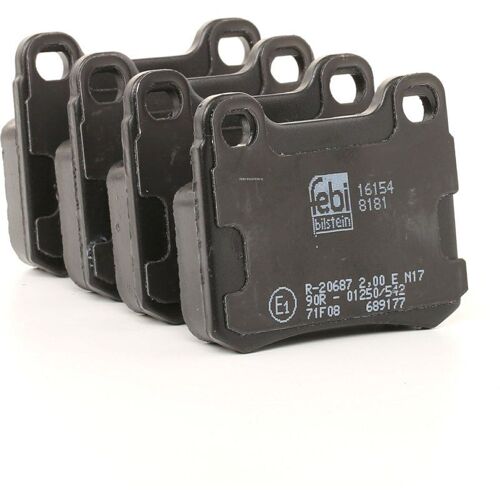 Febi Bilstein Jeu De Plaquettes De Frein Mercedes-Benz 16154 0004200120,0004208820,0004209020 0004209820,0014200120,A0004200120,A0004208820