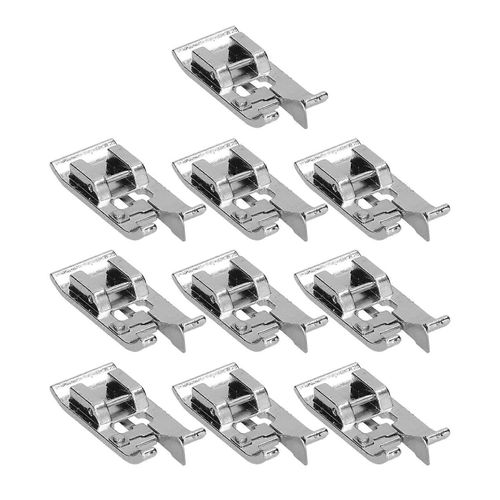 10PCS Pied De Surplomb Portable Durable Simple Pratique En Acier Inoxydable Surjeteuse Pied-de-biche