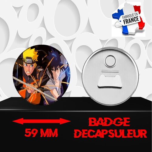 Magnet Décoratif Décapsuleur Aimanté 59 Mm Manga Naruto 77