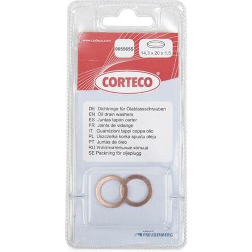 Corteco Joint De Bouchon Vidange Vw,Audi,Mercedes-Benz 005565s 234032235,N0138492,07119963226 Rondelle D'étanchéité, Vis De Purge D'huile 05073945aa