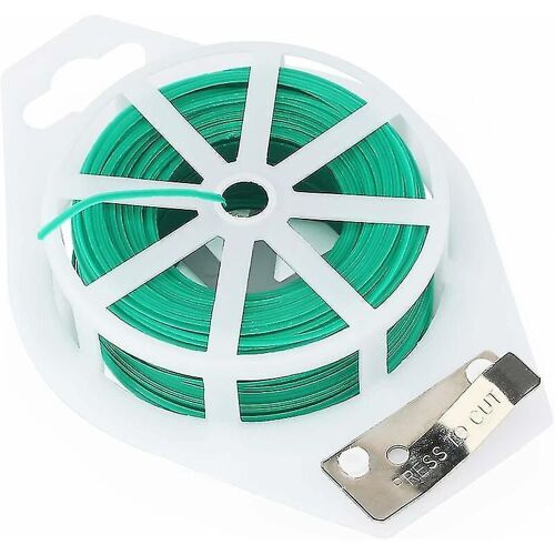 100m Green Garden Soft Tie, Plant Twist Tie, Gasze Cutter