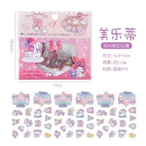 Autocollants Kawaii Chat Chien Bronzant En Pvc, Mini Étiquette Autocollante Pour Journal Intime, Papeterie Cadeau Fournitures Scolaires, 40 Paquets/Lot