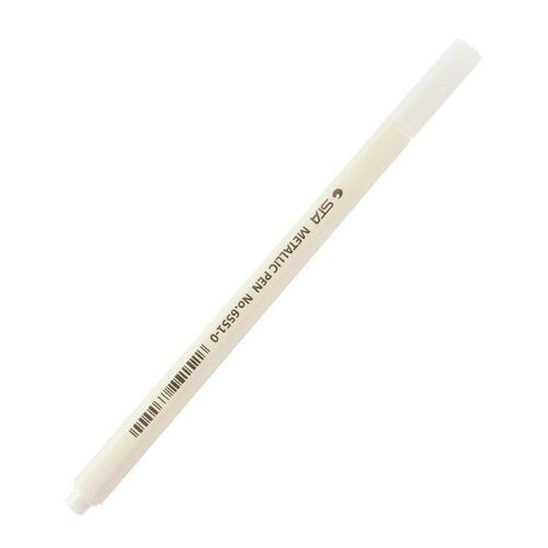 Stylos Marqueurs À Encre Étanche À L'huile Nacrée, Encre Fine À Pointe Fine De 1.0mm, Stylo À Peinture Métallique Fine, Papeterie Pour Enfants, Fournitures Scolaires, 1 Pièce