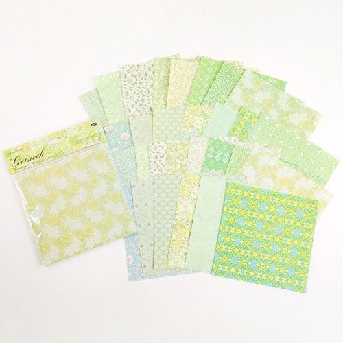 Autocollants En Papier À Motif Élégant, 30 Feuilles De Papier D'arrière-Plan, Décoration, Collage, Scrapbook, Papeterie De Bureau, Fournitures Scolaires
