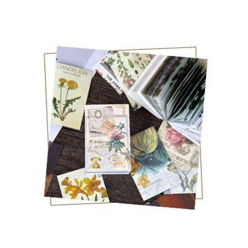 Bloc-Notes Autocollants Vintage, 200 Pièces, Bloc-Notes Pour Scrapbooking, Papeterie Scolaire Et De Bureau