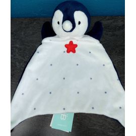 Doudou Pingouin Bleu Okaidi Obaibi 
