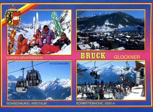 Carte Postale De Bruck (Autriche) Glockner, 4 Vues