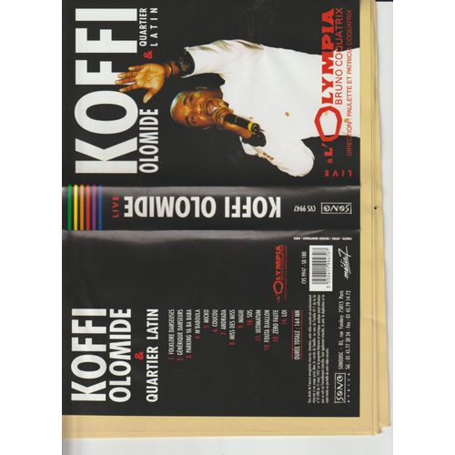 Koffi Olomide & Quartier Latin Live À L'olympia
