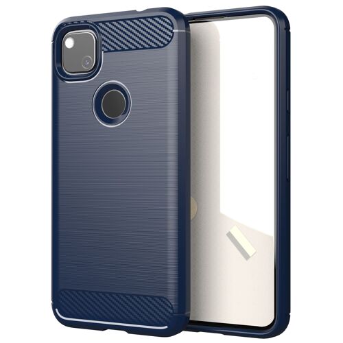 Coque Google Pixel 4a,Etui pour Google Pixel 4a,Etui en silicone pour Google Pixel 4a,Convient a la coque Google Pixel 4a,Bleu
