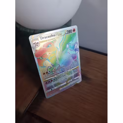 Carte Pokémon Dracaufeu Vstar Rainbow 174/172 Fr