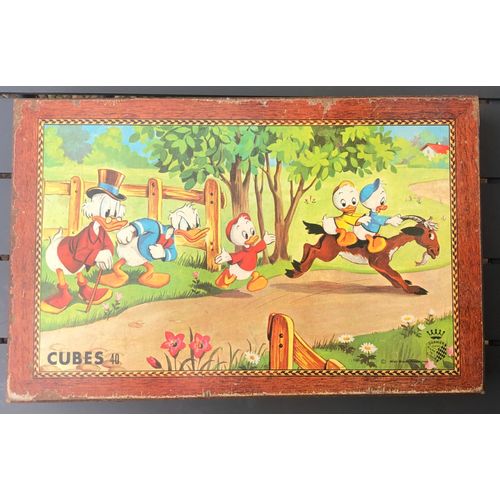 Boite Cubes, Picsou, Donald, Riri Fifi Loulou, Walt Disney, Desssin Animé, Puzzle, Figurine