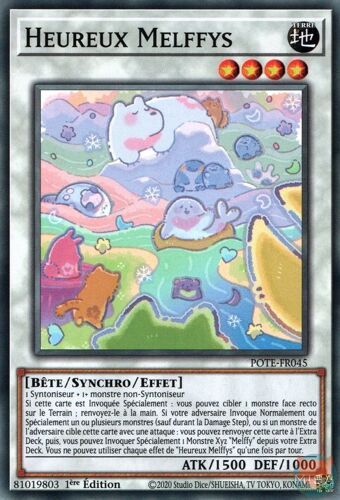 Yu Gi Oh Pote Fr045 Heureux Melffys