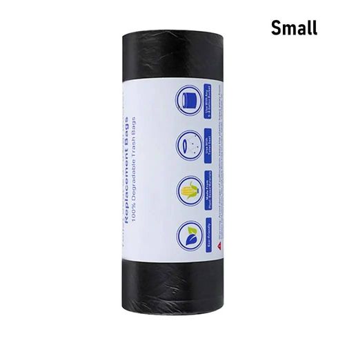 30 Sacs/Rouleau Sac Poubelle Jetable Poubelle Poubelle Petit Moyen Grand Sac Poubelle Points Hors Noir Sacs En Plastique Salle De Bain Cuisine.Small.