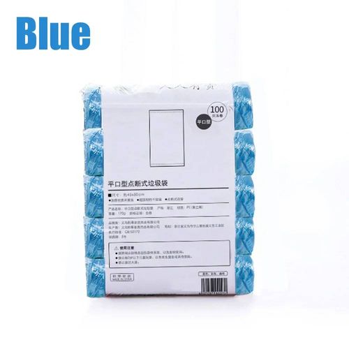 100-300 Pièces Ménage Jetable Poubelle En Plastique Sac Poubelle Jetable Sacs Poubelle Cuisine Dortoir Salon Utilisation Stockage Poubelle.Blue.45X50Cm