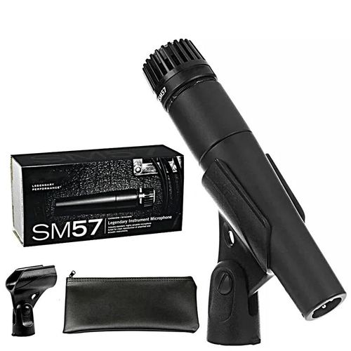 Microphone Vocal Dynamique Sm57,Style Classique,Cardioïde Professionnel,Unidirectionnel Pour Instruments,Tambour.Sm57.