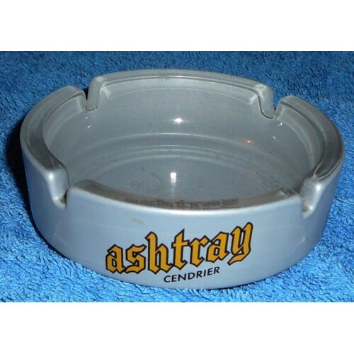 Cendrier Verre Gris Ashtray