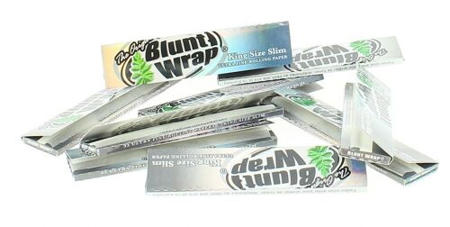 Feuilles À Rouler Longues Blunt Wrap Silver X 10