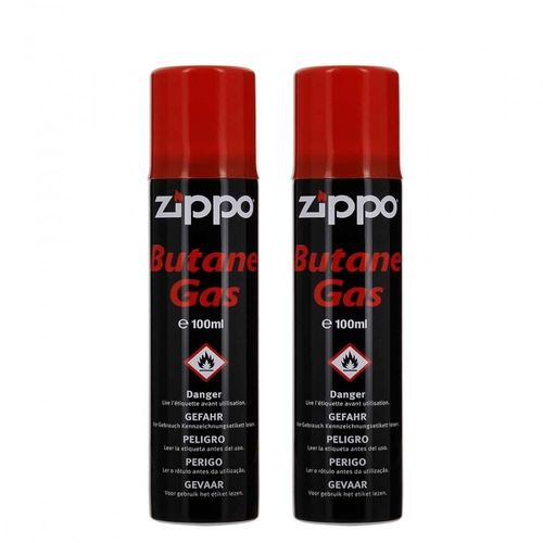 2 Bouteilles Gaz 100 Ml Zippo