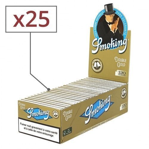 Papier À Rouler Smoking Regular Doré X25
