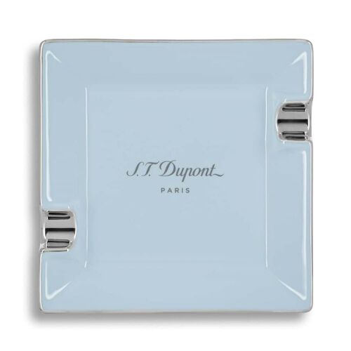 Cendrier Cigare Dupont Bleu Chrome
