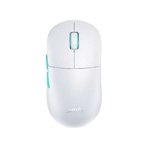 Xtrfy M8 - Souris - optique - 5 boutons - sans fil - 2.4 GHz - récepteur sans fil USB - blanc
