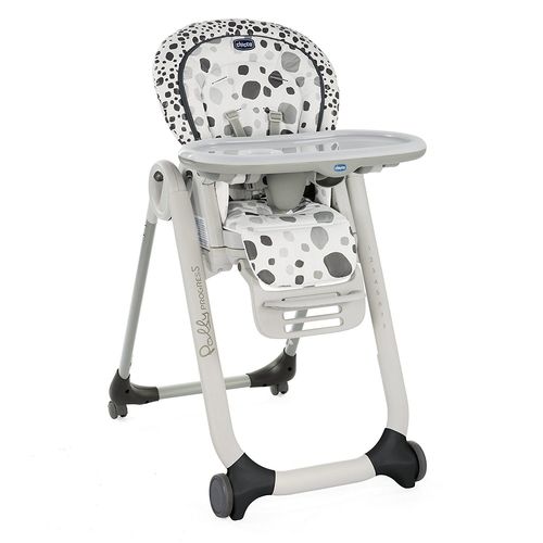 Chaise Haute Polly Progres 5 Anthracite - Chicco