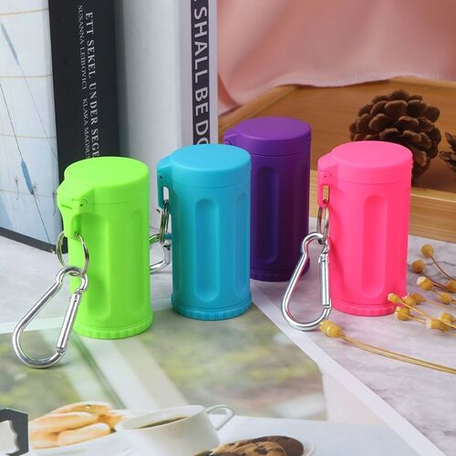 Mini Cendrier Portatif Durable Cendrier De Poche Porte-Clés Couleur Bonbon Cendrier De Voiture Italie Accessoires Fumeurs En Plein Air Cendrier De Plage