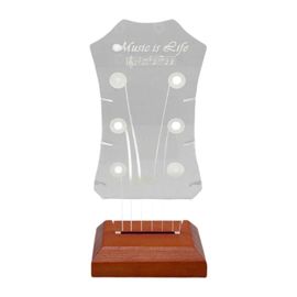 Guitare Électrique Médiator Porte-Médiator Guitaristes Décoration Intérieure Médiator Lumineux Rangement Rack Style A-Style B-18,5 Cm