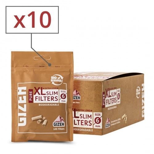 Filtres Gizeh Pure Xl Slim X 10