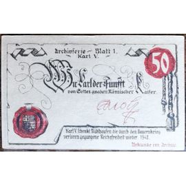 Billet Allemagne 50 Pfennig 04/1921 Mühlhausen I. Th. Grm 905,1 1/5