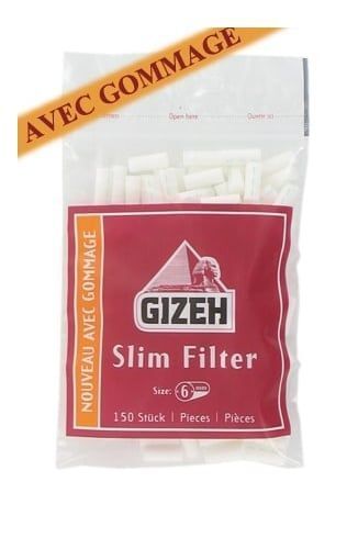Filtres Gizeh Slim X 1 Sachet