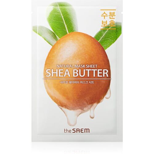 The Saem Natural Mask Sheet Shea Butter Masque Tissu Brillance Et Vitalité 21 Ml 