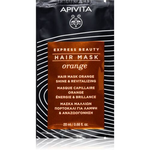Apivita Express Beauty Orange Masque Revitalisant Cheveux 20 Ml 