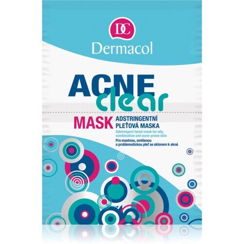 Dermacol Acneclear Masque Visage Pour Peaux À Problèmes, Acné 2x8 G 