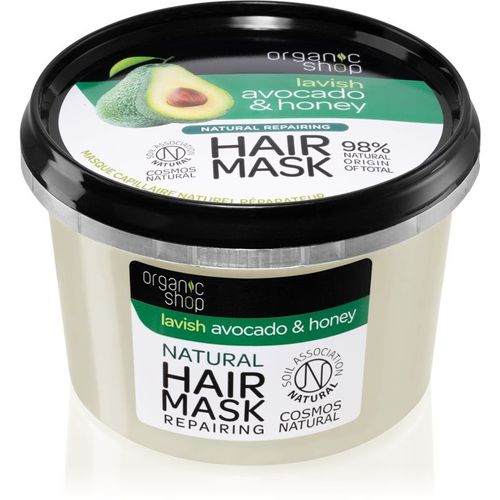 Organic Shop Natural Avocado & Honey Masque Cheveux Régénérant 250 Ml 