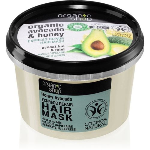 Organic Shop Organic Avocado & Honey Masque Cheveux Régénérant 250 Ml 