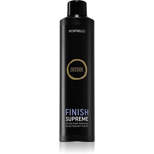 Montibello Decode Finish Supreme Spray Laque Cheveux Extra Fort Anti-Humidité 400 Ml 
