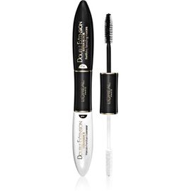 L?Oréal Paris Double Extension Mascara Cils Allongés Et Courbés Teinte Carbon Black 2 X 6 Ml 