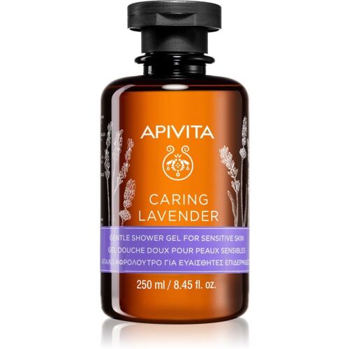 Apivita Caring Lavender Gel Douche Doux Pour Peaux Sensibles 250 Ml 