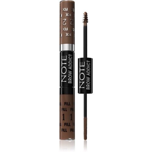 Note Cosmetique Brow Addict Tint And Shaping Gel Gel Sourcils 02 Light Brown 2x5 Ml 